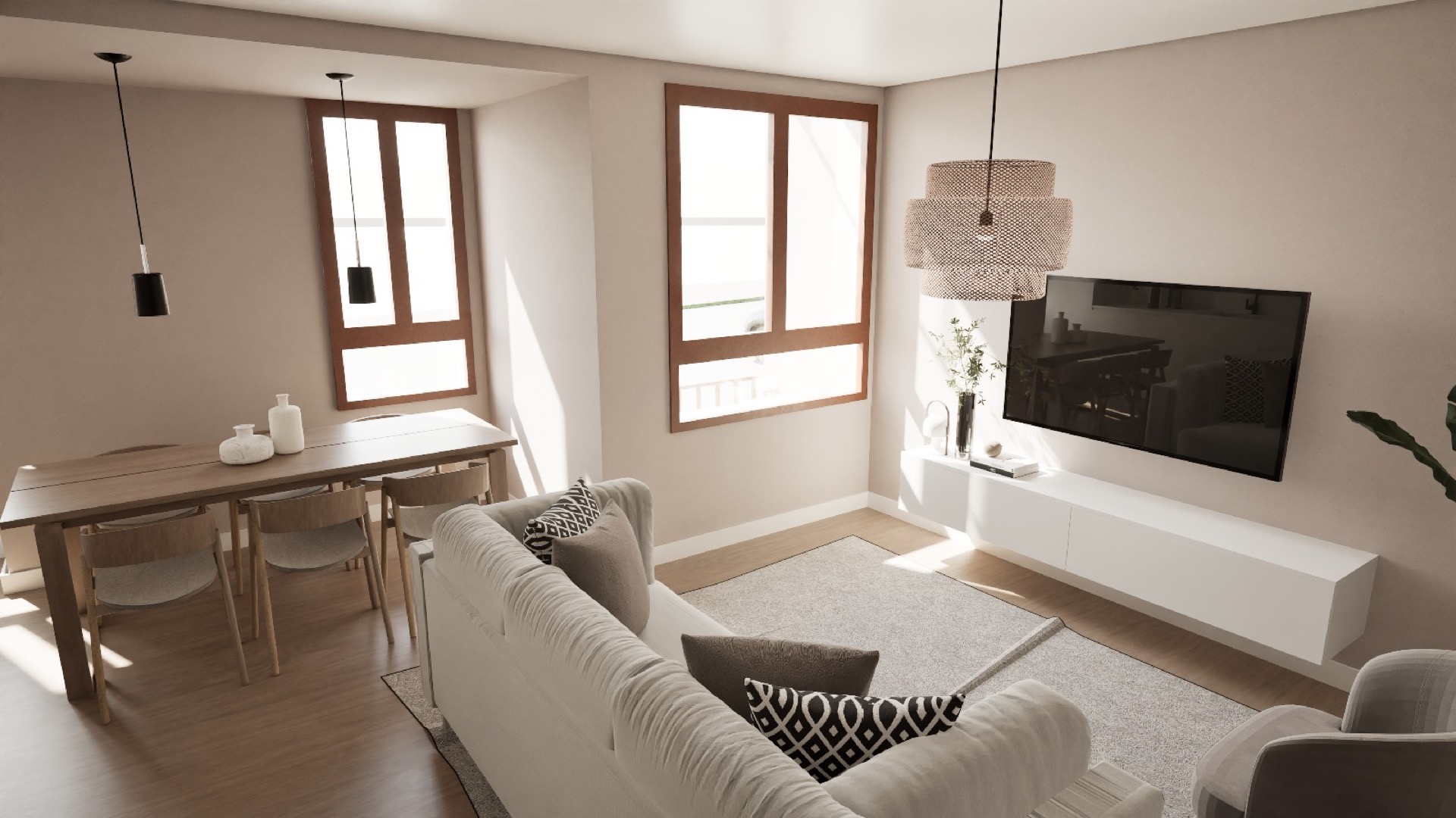 APARTAMENTO 1º PISO - T3 +1